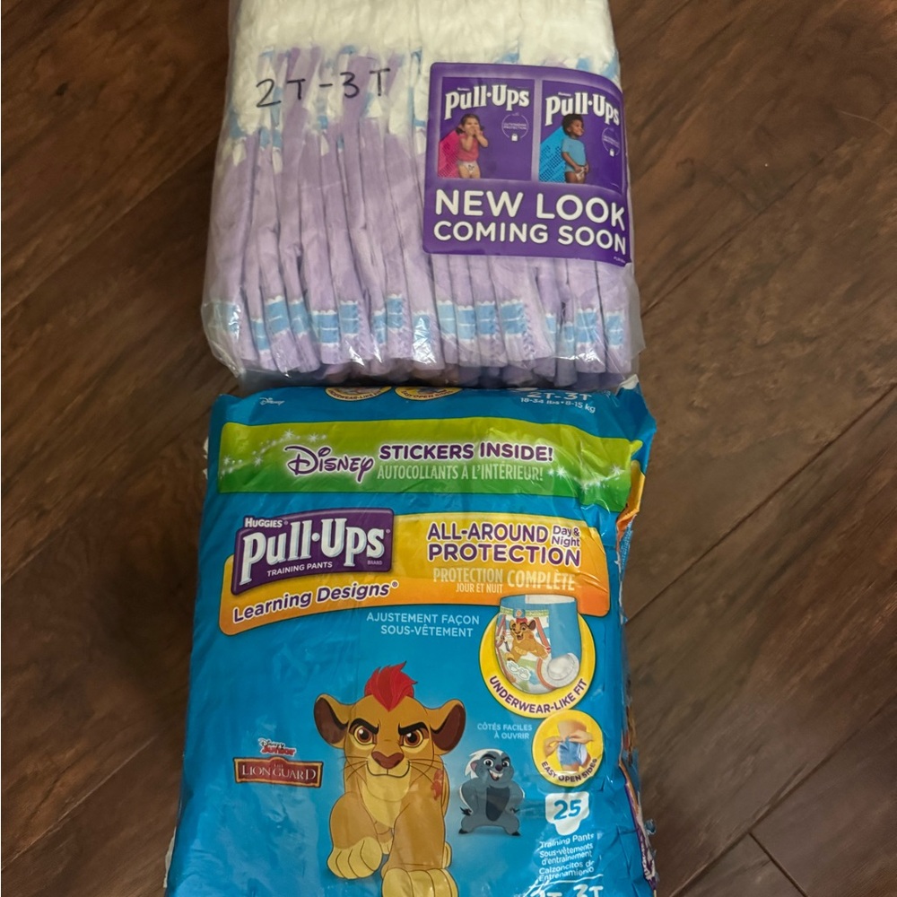 Disney Pull-Ups 2T-3T diapers/training pants